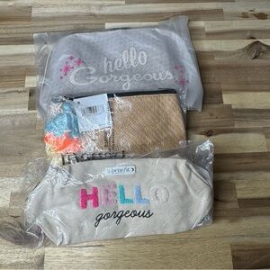 Hello Gorgeous Cosmetic Bags Set
